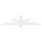 Ekena Millwork Kennewick Architectural Grade PVC Gable Bracket, 60"W x 15"H x 2"D x 4"F, 6/12 Pitch GBP060X15X0204KEN00 - alternate 3